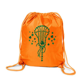 ChalkTalkSPORTS Lacrosse Sport Pack Cinch Sack Black Stressed Blessed Lacrosse Obsessed